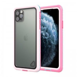 Wasserdichte Box wasserdicht Zubehör Telefon Packsack für iPhone 11 (pink) transparente Rückseite
