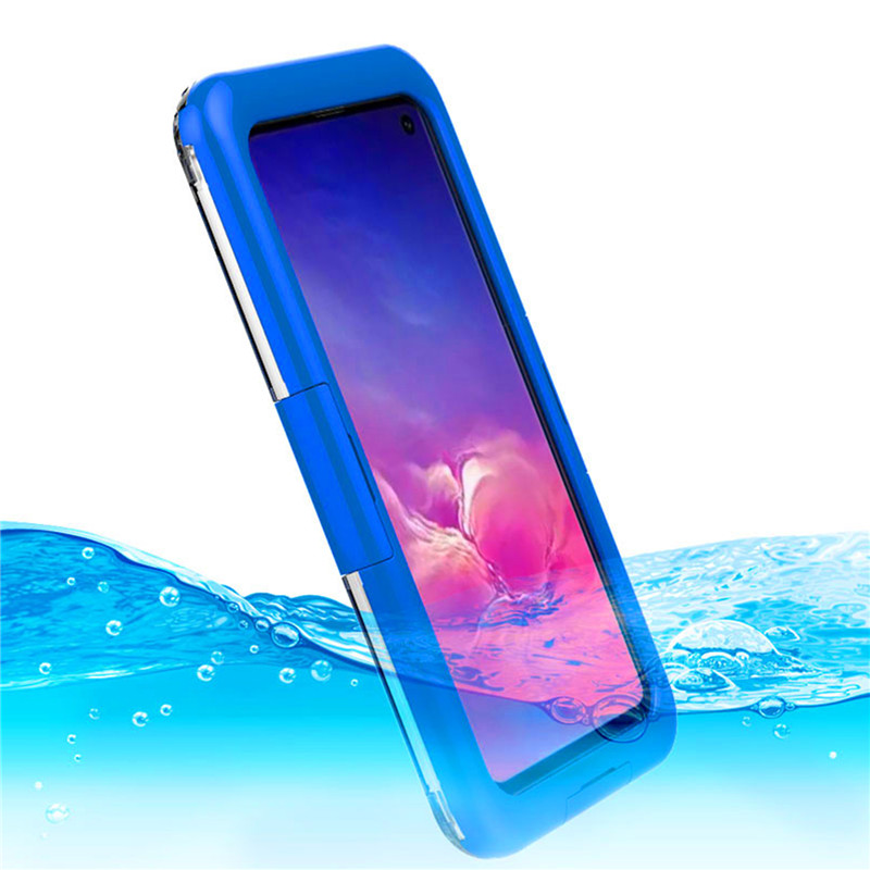 Unterwasser Telefon Schutz am besten Leben Beweis Telefon Fall für Samsung S10 (blau)