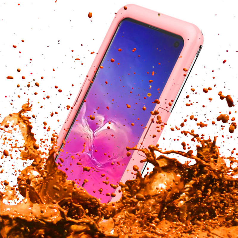 Neue billige wasserdichte Handyhülle für Samsung S10 (Pink)