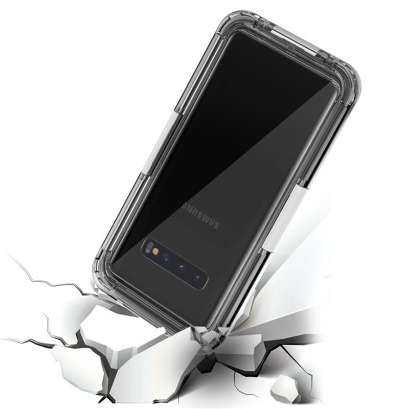 Telefon-Gehäuse mit Wasser in ihnen Telefon Wasser-Schutz-Rettungstasche für Samsung S10 () Weiß)