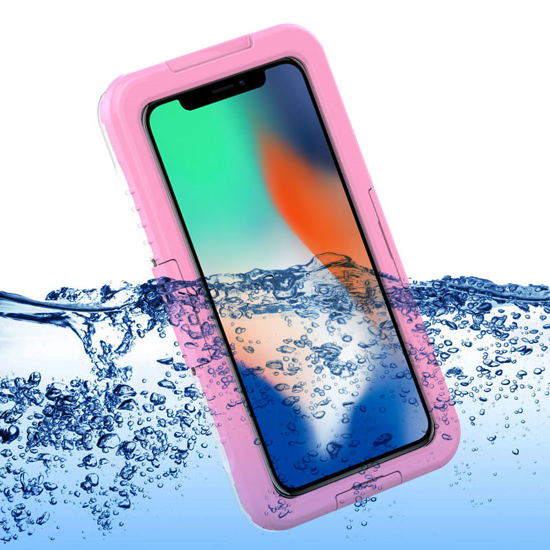 Gute wasserdichte Gehäuse Trockenbeutel für iphone XS Max Handy wterproof Tasche () Pink)